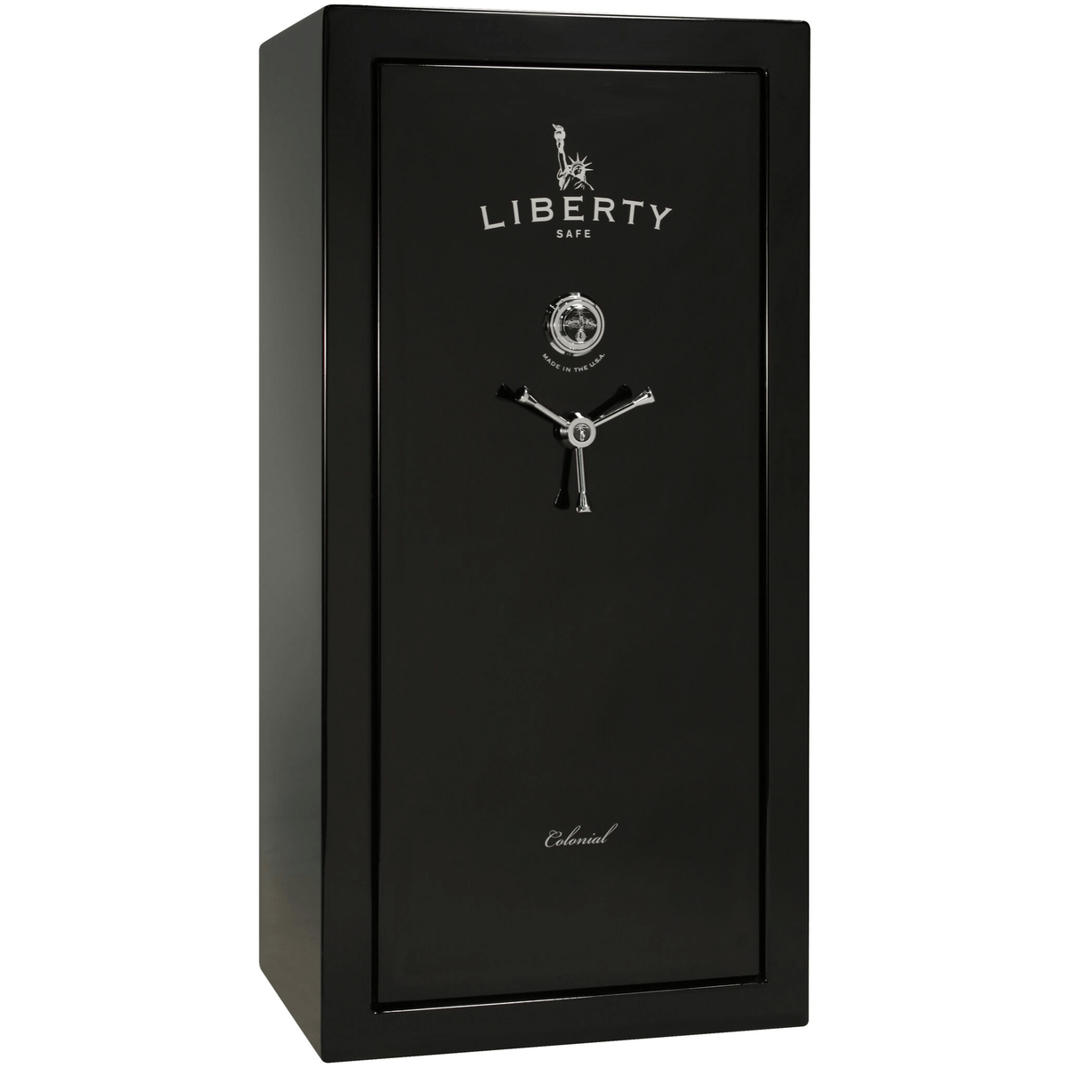 Colonial Series | Level 4 Security | 75 Minute Fire Protection | 23 | DIMENSIONS: 60.5&quot;(H) X 30&quot;(W) X 22&quot;(D*) | Black Textured | Mechanical Lock