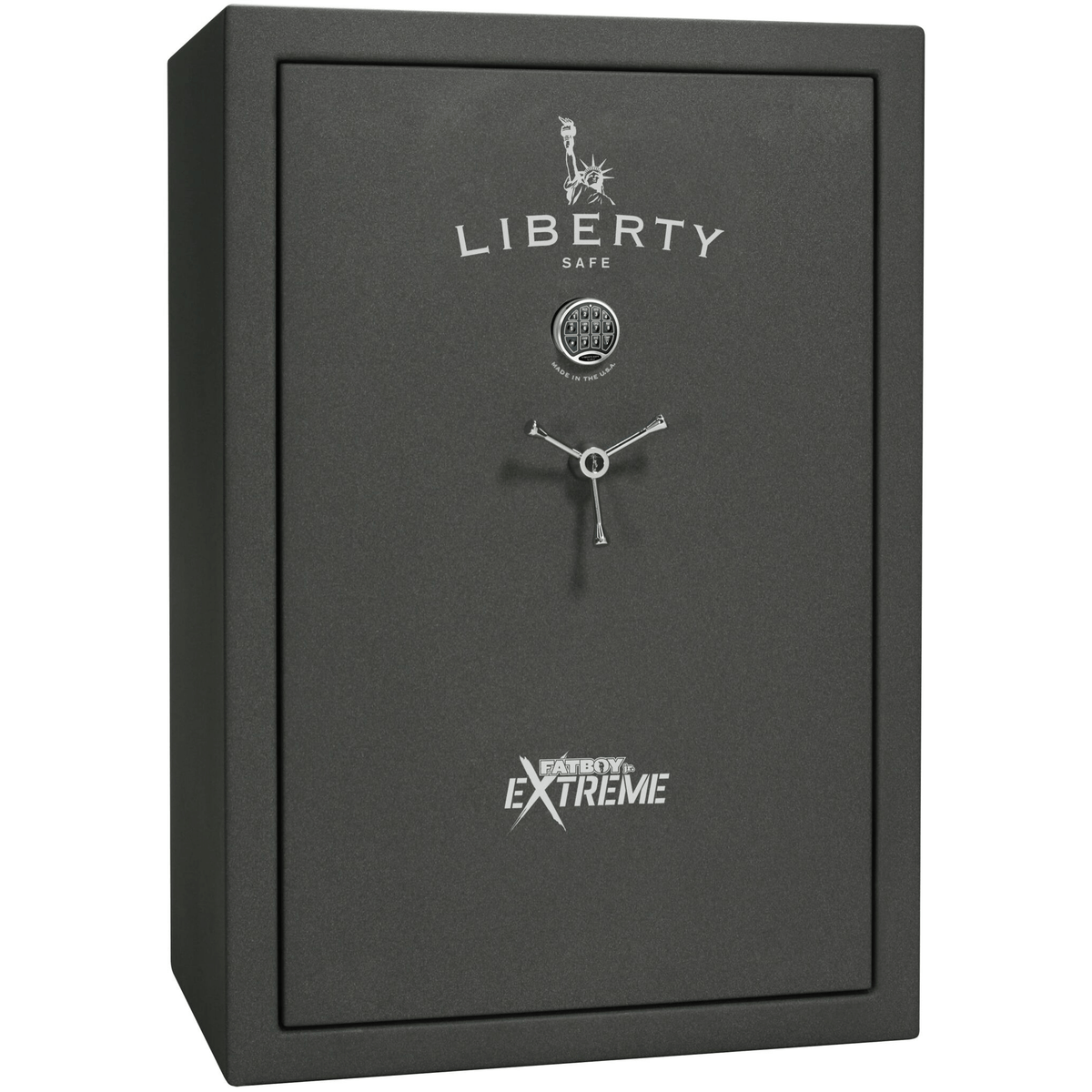 Fatboy Jr. Series | 48XT | Level 4 Security | 75 Minute Fire Protection | Dimensions: 60.5&quot;(H) x 42&quot;(W) x 22&quot;(D) | Up to 48 Long Guns | Granite Textured | Electronic Lock