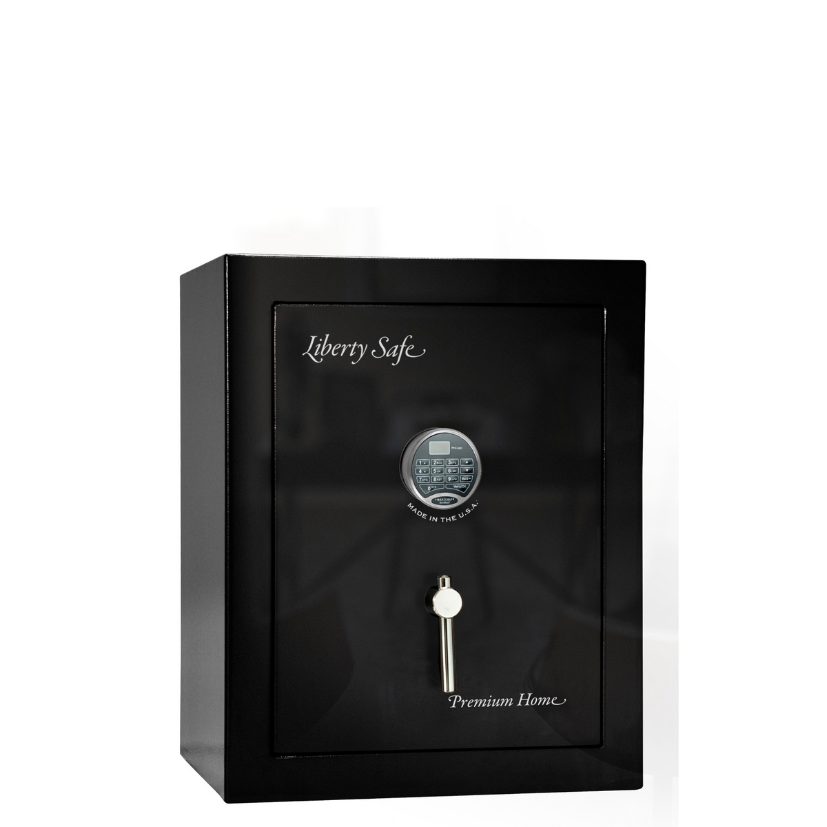 Premium Home Series | Level 7 Security | 2 Hour Fire Protection | 08 | Dimensions: 29.75&quot;(H) x 24.5&quot;(W) x 19&quot;(D) | Black Gloss Chrome - Closed Door